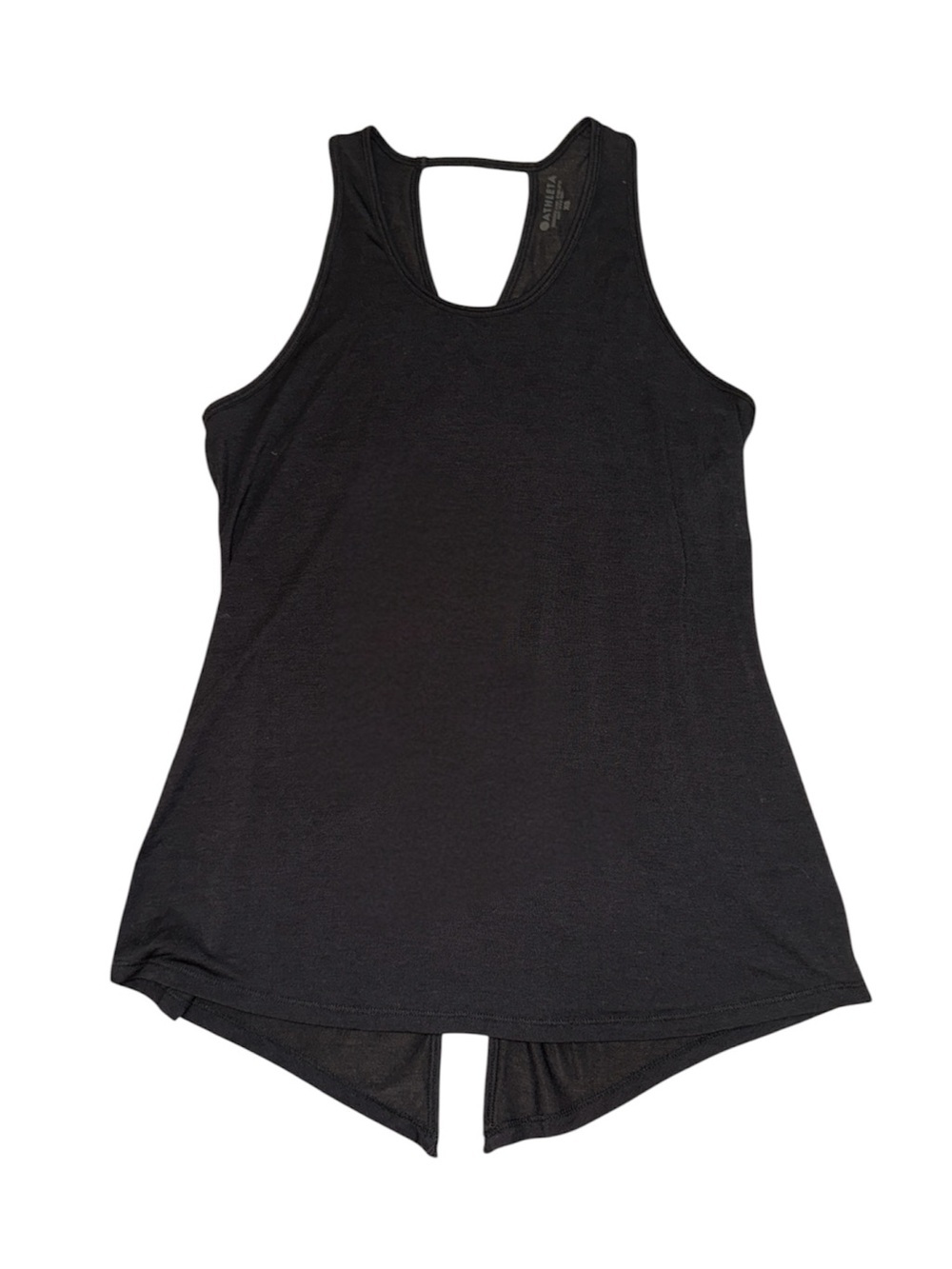 Athleta Essence Tie Back Tank in black women’s size XS